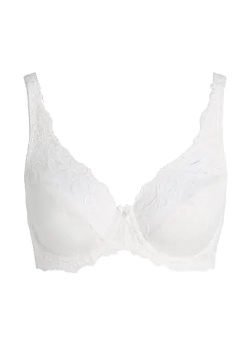 Hunkemöller Unwattierter Bügel-BH Diva in Weiß 90D - Eleganter Bügel-BH für perfekten Halt und Tragekomfort. Ideal für den Alltag, gefertigt aus hochwertiger Polyamid-Mischung für ein angenehmes Hautgefühl.