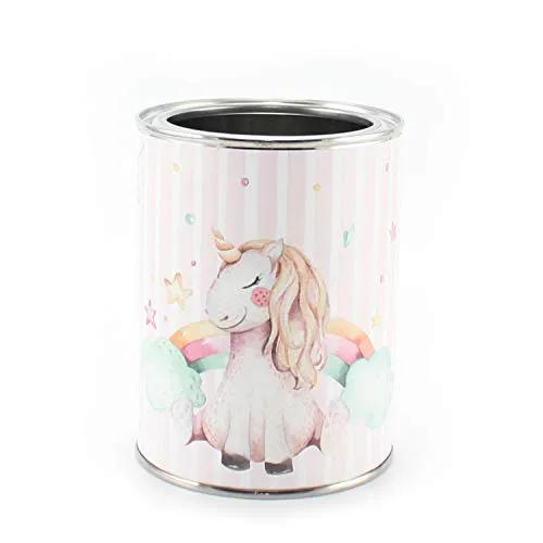 Stiftebecher Einhorn rosa weiß - Kinder Stifteköcher Stiftehalter