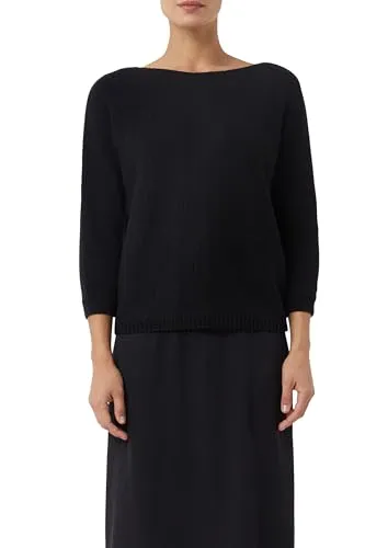 comma Baumwollpullover mit Leo-Schleifendetail von comma,