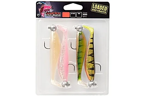 Fox UV Zander Pro Shads Loaded 12cm 12g 4/0