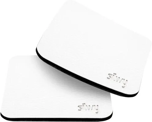 Glasuntersetzer & Bierdeckel Weiß von silwy