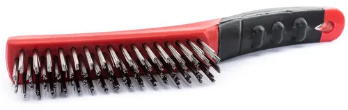 TrendLine Drahtbürste Edelstahl 4-reihig Kunststoffgriff von TrendLine