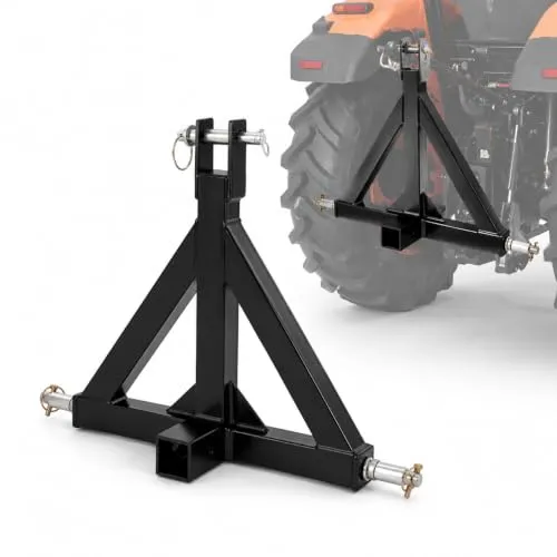 Anhängerkupplung Traktor, 3-Punkt Aufnahme Ackerschiene Kat 2 mit 2