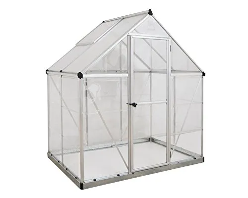 Palram HYBRID 6X4 Bundle Silber Gewächshaus von Palram