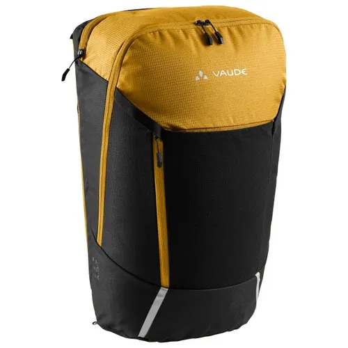 Vaude Bike Sports Cycle 20 II 54 cm - Burnt Yellow - Fahrradtasche und Rucksack in einem! Ideal für Commuter, mit cleverem Umbau-Design und Platz für Laptop bis 15,6 Zoll. Umweltfreundlich und wasserabweisend.