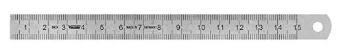 Vogel Germany Stahlmaßstab (Typ A, Messbereich 150 mm, Querschnitt 13 mm x 0,5 mm, rostfreier Federbandstahl, Ablesung von links nach rechts) 1010010015