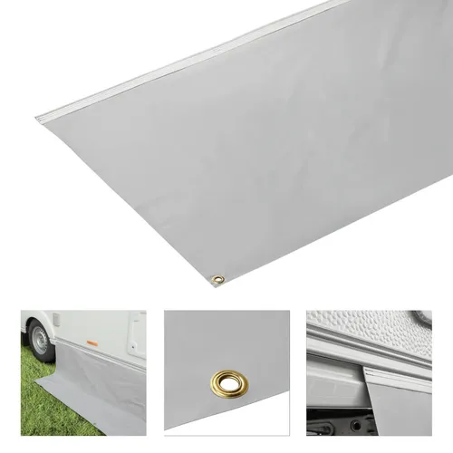 Wamovo Windblende Unterbodenschutz | 8m |  Unterboden & Bereifungsschutz  | PVC