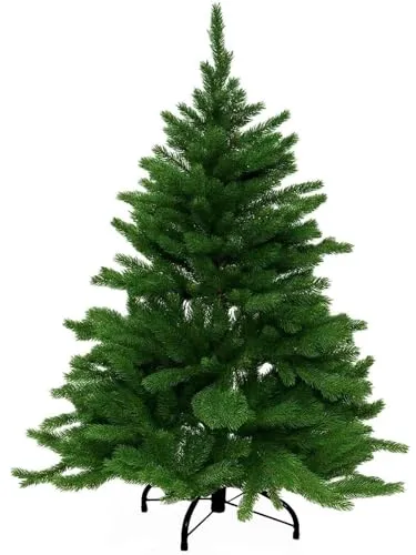 VIVANNO Künstlicher Weihnachtsbaum NORDMANN 97x120 cm - Künstlicher Weihnachtsbaum aus 100% Premium PE, naturgetreu und pflegeleicht. Ideal für Allergiker, nadelt nicht und lässt sich einfach verstauen.