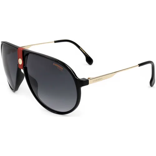 Carrera Unisex 63mm Gold Rote Sonnenbrille CA1034-S-Y11-9O von Carrera