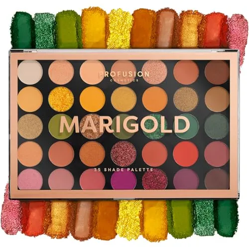 Profusion Cosmetics Marigold Lidschatten-Palette für 35 Lidschatten
