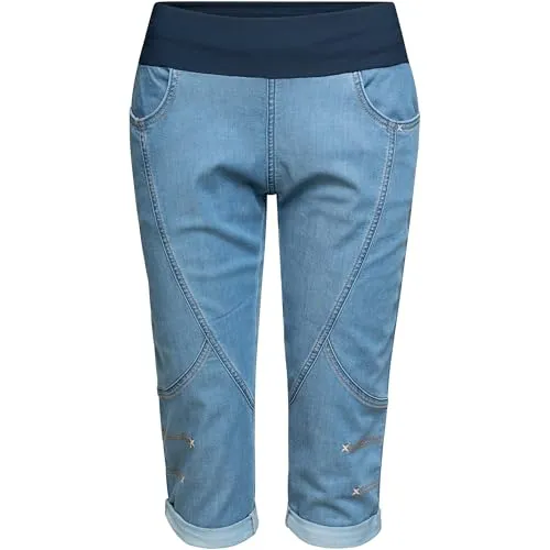 Chillaz Fuji 3.0 Denim Light Blue - 40 - Outdoor Hosen für Damen, besonders bequem und stylisch für aktive Abenteuer in der Natur.