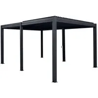 osoltus Bioclimatic Lamellen-Pavillon 4x3m – Anthrazit