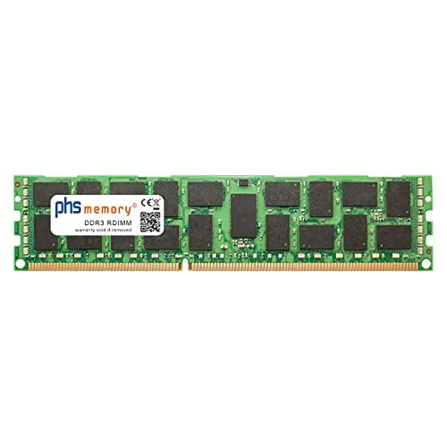 PHS-memory 16GB RAM Speicher kompatibel mit Supermicro X8DTG-QF DDR3 RDIMM 1333MHz PC3L-10600R