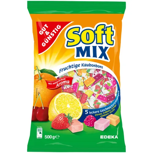 Gut&Günstig Softmix Kaubonbons 500g
