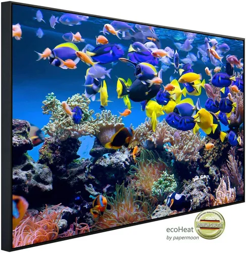 Papermoon Infrarotheizung Aquarium 60x60 cm – Strahlungswärme für Wohlfühlatmosphäre