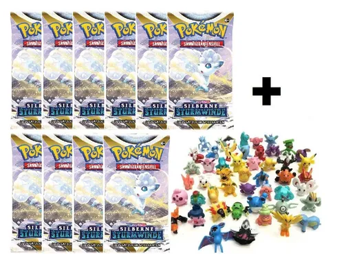 Nintendo Sammelkarte 10 Pokémon Booster Packs 