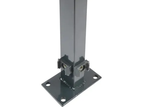 Floraworld Zauneckpfosten 109,3 x 6 x 4 cm anthrazit - Stabiler Zauneckpfosten von Floraworld, ideal für eine sichere Zaunbefestigung. Mit modernem anthrazit Design fügt er sich harmonisch in jede Umgebung ein.