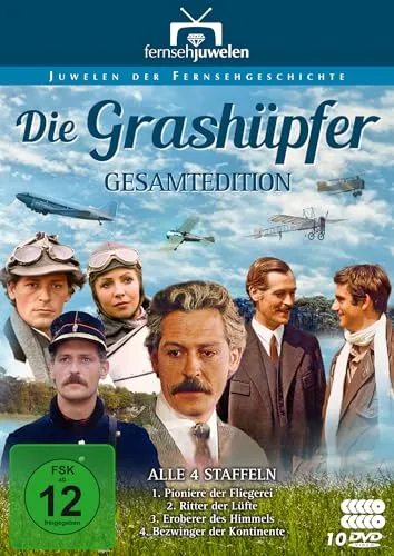 Die Grashüpfer - Gesamtedition (Alle 4 Staffeln) - Fernsehjuwelen mit 10 DVDs, ideal für Fans von packenden Geschichten und nostalgischen Serien