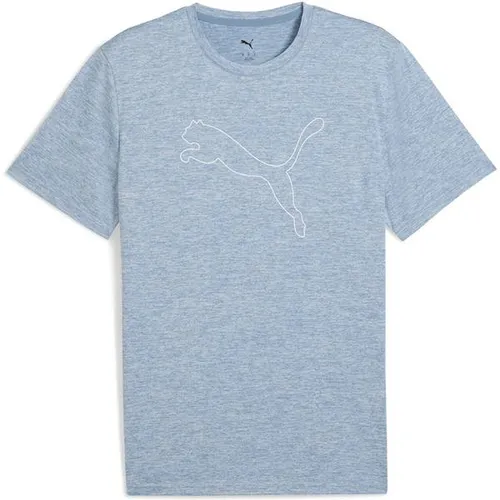 PUMA Herren Shirt M TAD ESSENTIAL HEATHER CAT TEE (CF large cat)