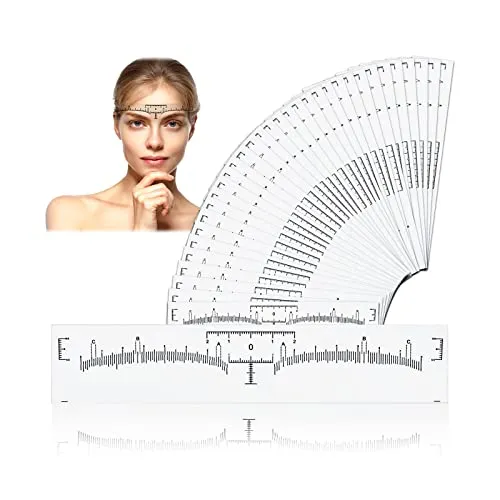 PCS Augenbrauen Lineal Einweg Permanent Make-up Microblading Augenbrauen Lineal Tattoo Aufkleber Positioniert für Augenbrauen Microblading Schablone 150