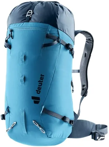 deuter Guide 30 - Alpiner Kletterrucksack - Robuster Kletterrucksack mit seitlich verstaubaren Hüftflossen für vielseitigen Einsatz und schneller Erreichbarkeit des Hauptfachs. Inklusive integrierter Helmhalterung und Platz für Trinksystem.
