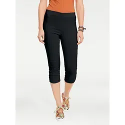 heine Jerseyhose Capri-Hose normal schwarz 40