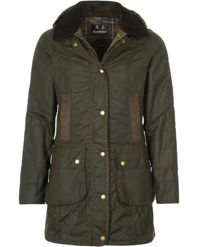 Barbour Giacca Funktionsjacke - Olivgrüne Funktionsjacke von Barbour, ideal für Outdoor-Aktivitäten und wetterfest.