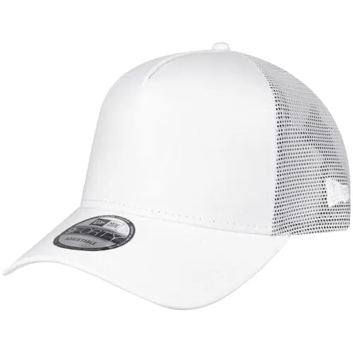 New Era A-Frame Mesh Trucker Cap - Essential weiß