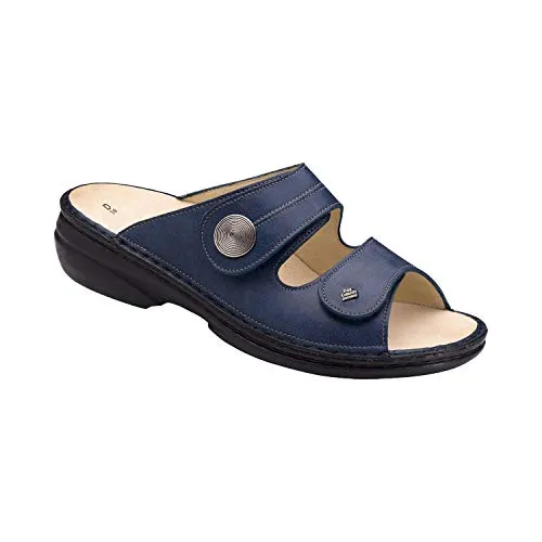 Finn Comfort Sansibar Damen Sandalen, Blau, 35 EU von FinnComfort