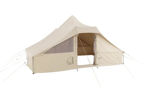 Nordisk Utgard 13.2 Basic Baumwollzelt für bis zu 6 Personen - Zelt für Familienabenteuer: Robust, einwandig und aus hochwertiger Baumwolle, ideal für Camping mit bis zu 6 Personen.