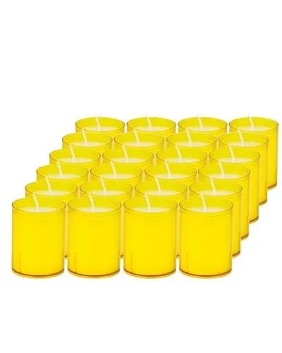 Sovie CANDLES Refill Kerzen Gelb 24 Stück in gelb von Sovie Candles