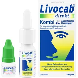 Livocab direkt Nasenspray/Augentropfen Kombi 1 P von Johnson & Johnson