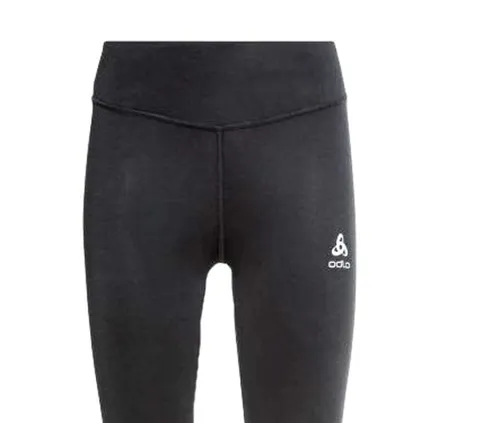 Odlo Essential Lauftight Damen - Schwarz, Größe M - Funktionsunterwäsche für Damen, enganliegende Laufhose aus flexiblem Gewebe mit breitem Bund für optimalen Tragekomfort und schnelles Trocknen - perfekt für warme Tage und dein Workout!