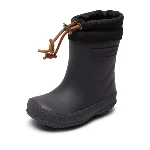Bisgaard Unisex Kinder Thermo Gummistiefel, Blau, 33 EU - Gummistiefel aus handgefertigtem Naturkautschuk, mit warmem Wollfutter für optimale Behaglichkeit an regnerischen Tagen.