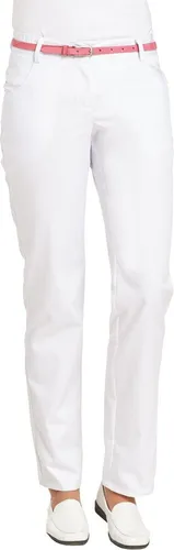 Leiber Damenhose CLASSIC 08/6970 - 80cm, Größe 42, Weiß - Medizinische Berufsbekleidung, komfortable Passform und pflegeleicht, ideal für den professionellen Einsatz im Gesundheitswesen.