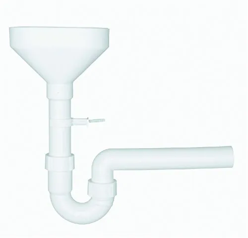 Trichtersifon Röhrengeruchsverschluss DN 50 mit Rückstauverschluss