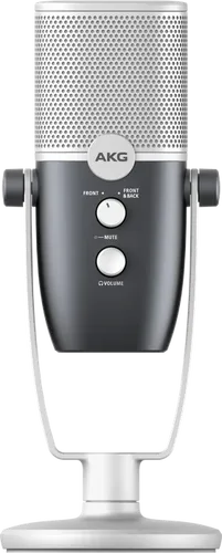 AKG Pro Audio Ara USB-C Kondensatormikrofon - Mikrofon mit Dual Pattern Audio Capture Modes, ideal für Podcasting, Video Blogging und Streaming, bietet hohe Audioqualität und Flexibilität.