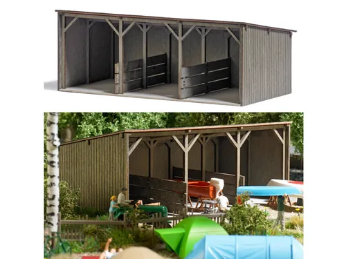 Busch Modelleisenbahn-Gebäude Busch 1899 H0 Unterstand