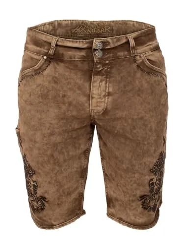 Hangowear Herren Jeanshose Henri Schlamm 48 - Traditionelle Bekleidung, bequeme Passform und strapazierfähiges Material für den Alltag