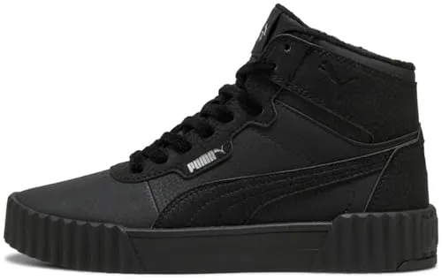 Puma Carina 3.0 Mid Winter Sneakers Damen - Sneaker für Damen mit warmem Futter und dicker Sohle, ideal für kalte Tage. Der Klettverschluss sorgt für einfachen Einstieg und Komfort.