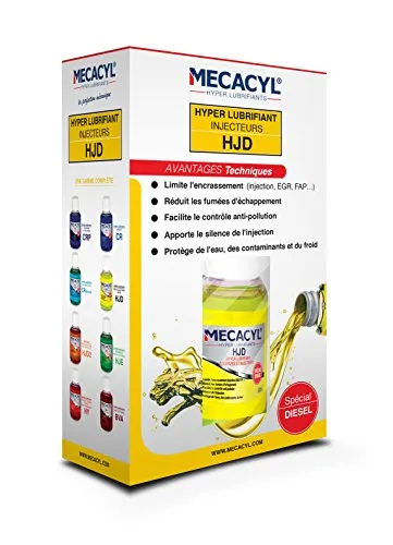 Mecacyl HJD Hyper-Lubrifiant - Injection Diesel/olejki gazowe [5 en 1] - 200 ml