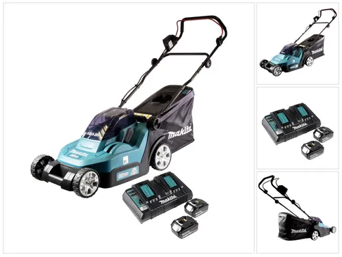 Makita DLM 432 PG2 Akku Rasenmäher 36 V in blau von Makita