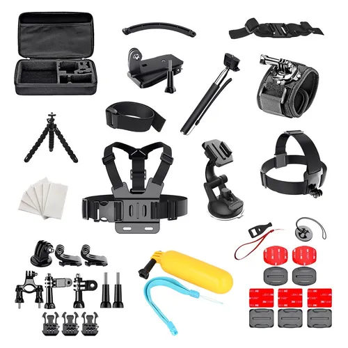 in 1 Set Action Kamera Cam DVR Zubehör Bündel Kits für GoPro Hero Action Cams 50