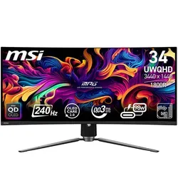 Produktbild MSI MPG 341CQPX QD-OLED Curved-Gaming-OLED-Monitor