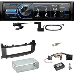 JVC KD-X561DBT DAB+ Bluetooth Autoradio Einbauset für Mercedes A B Klasse
