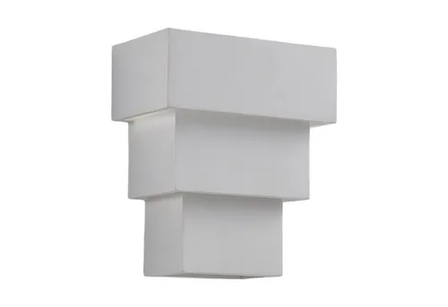 Lindby Wandleuchte Antonella – dimmbarer Wandstrahler aus Gips - Moderne Wandlampe aus weißem Gips, dimmbar für stimmungsvolles Licht. Ideal für eine wohnliche Atmosphäre im Wohnbereich.