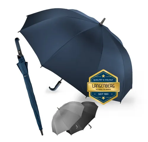 Langenberg Stockregenschirm LANGENBERG Stockschirm sturmfest LORD – [Automatik] Regenschirm, ☑
