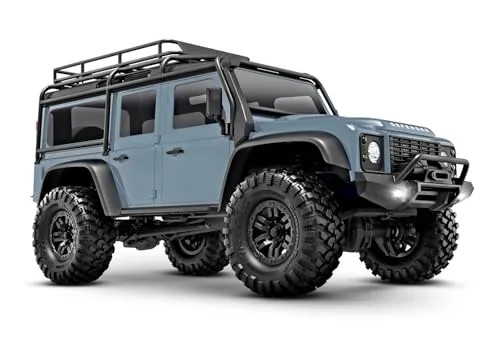 Traxxas 97054-1 TRX-4M Land Rover Defender 4x4 RTR inkl. Akku/Lader - Autos & Motorräder – Kompakter 1:18 Crawler mit 4x4 Antrieb, leistungsstarkem Motor und bis zu 60 Minuten Fahrzeit. Ideal für drinnen und draußen!