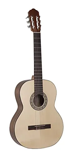 VOLT by Voggenreiter Sevilla Konzertgitarre KG-5000 Open Pore, Größe 3/4 – Hochwertige Akustikgitarre mit massiver Fichtendecke. Professioneller Klang, elegantes Open Pore Finish, Made in Europe, 1260