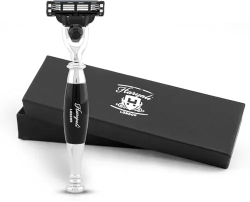 Produktbild Haryali London 3-Klingen-Rasierapparat – Eleganter Rasierer für Männer und Frauen